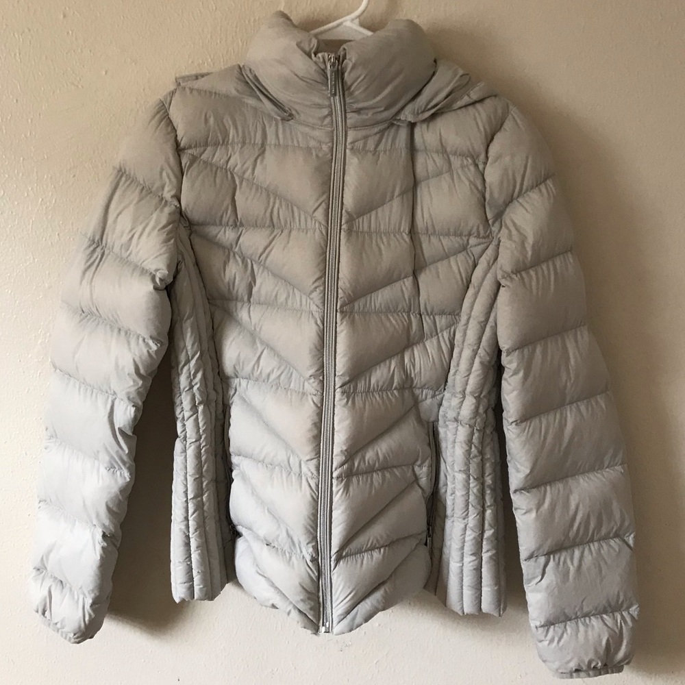 Michael Kors Grey Puffer Jacket